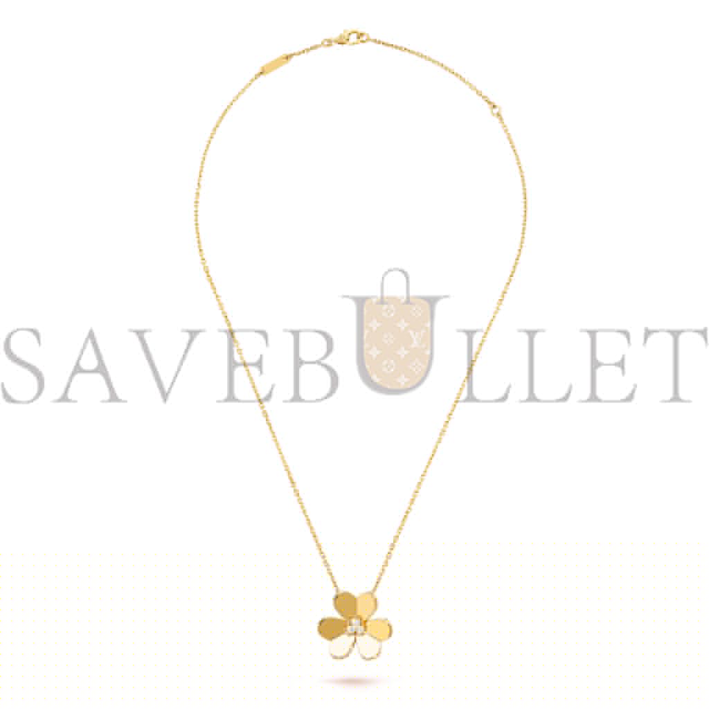 VAN CLEEF ARPELS FRIVOLE PENDANT, LARGE MODEL - YELLOW GOLD, DIAMOND  VCARC96800